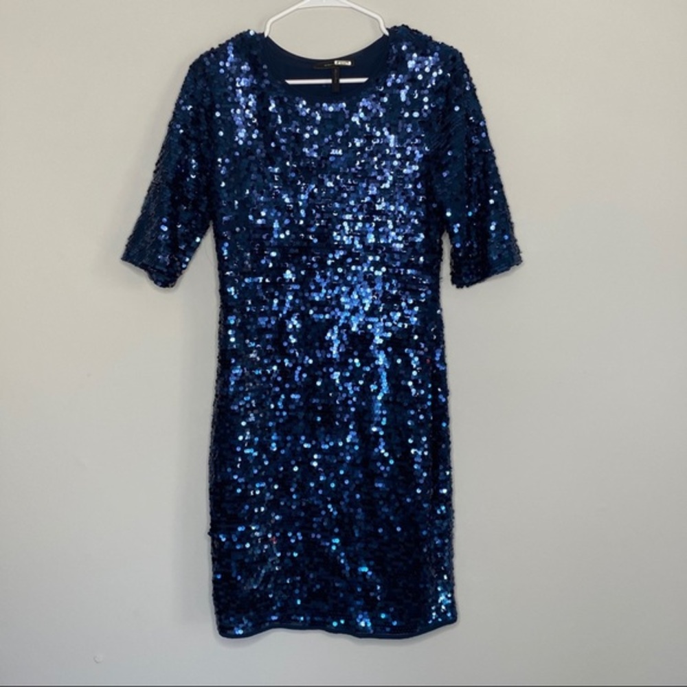 [BCBG] Blue Sequin Dress